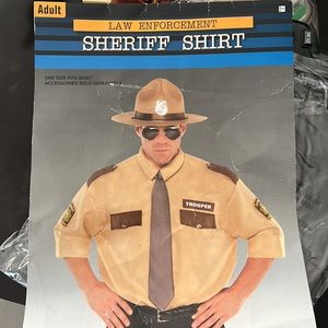 Sherif chemise one size costume